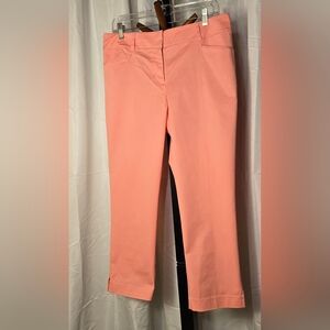 Chic New York and Company Pink Cropped Pants